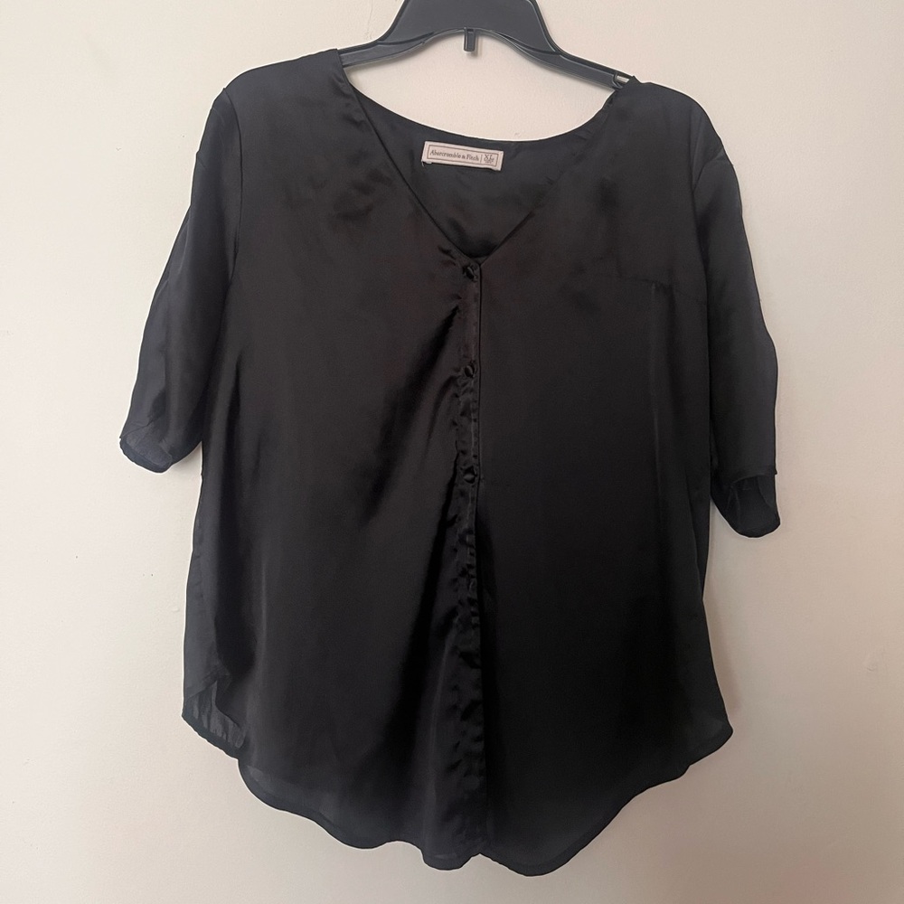 Satin Abercrombie shirt